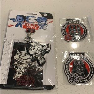 Star Wars lanyard and patches
